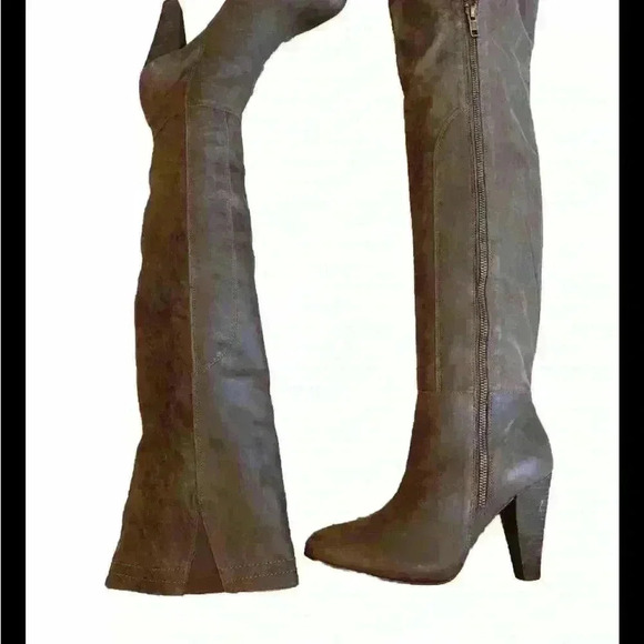 Joie over the knee boots brown sued US size 6 - Picture 2 of 8